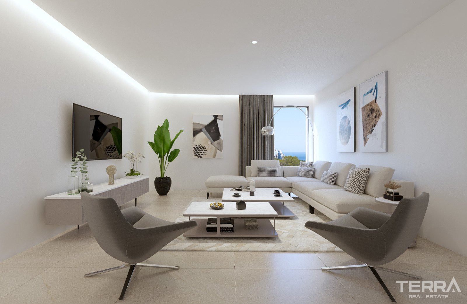 İspanya, Costa Blanca, Finestrat’ta Satılık Deniz Manzaralı Villa - 121844