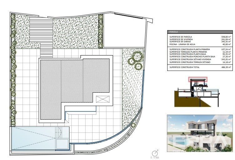 İspanya, Costa Blanca, Finestrat’ta Satılık Deniz Manzaralı Villa - 121855