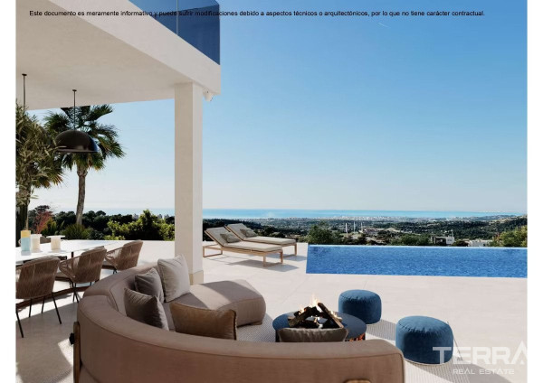 İspanya, Costa Blanca, Finestrat’ta Satılık Deniz Manzaralı Villalar