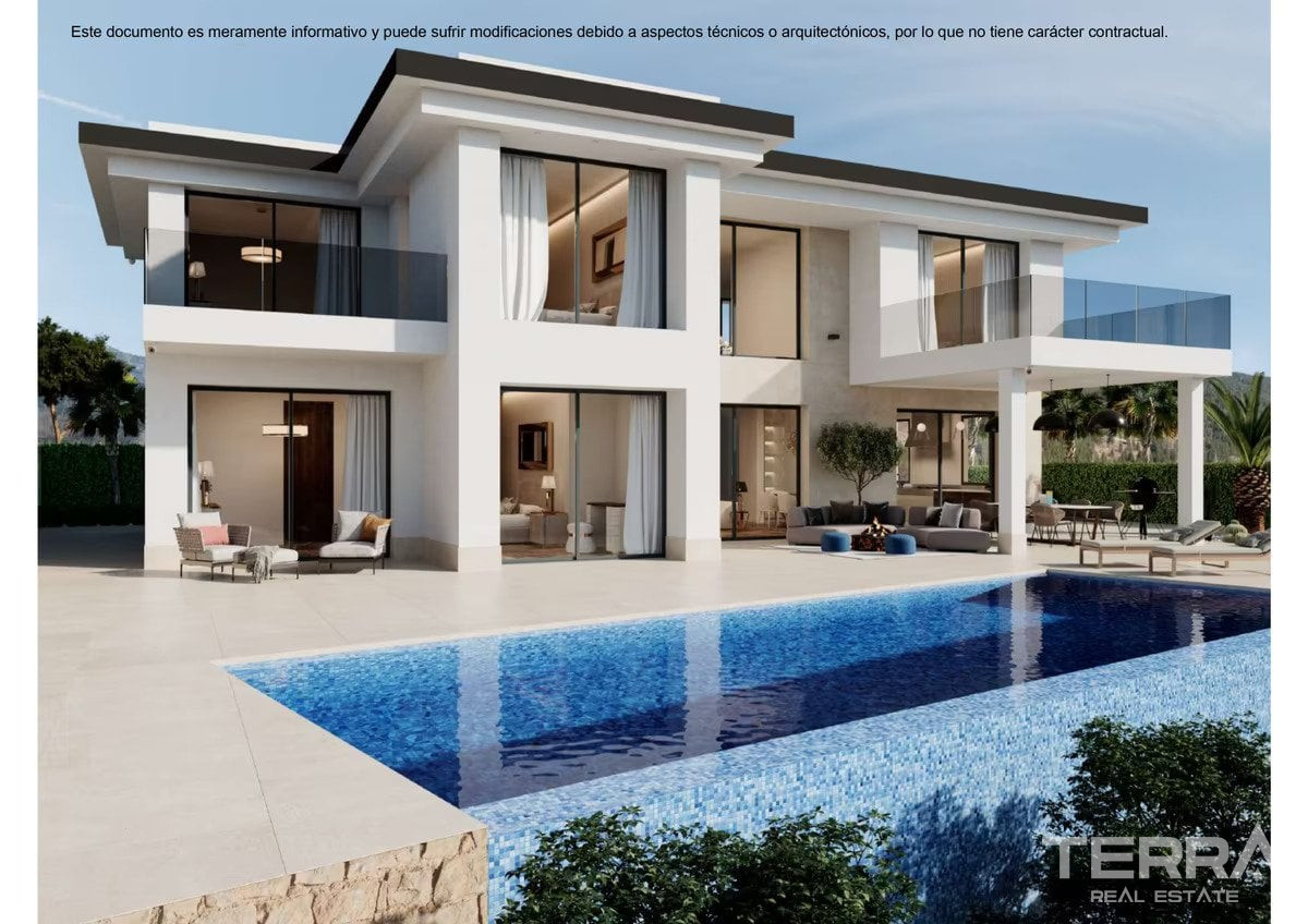 İspanya, Costa Blanca, Finestrat’ta Satılık Deniz Manzaralı Villalar - 121858