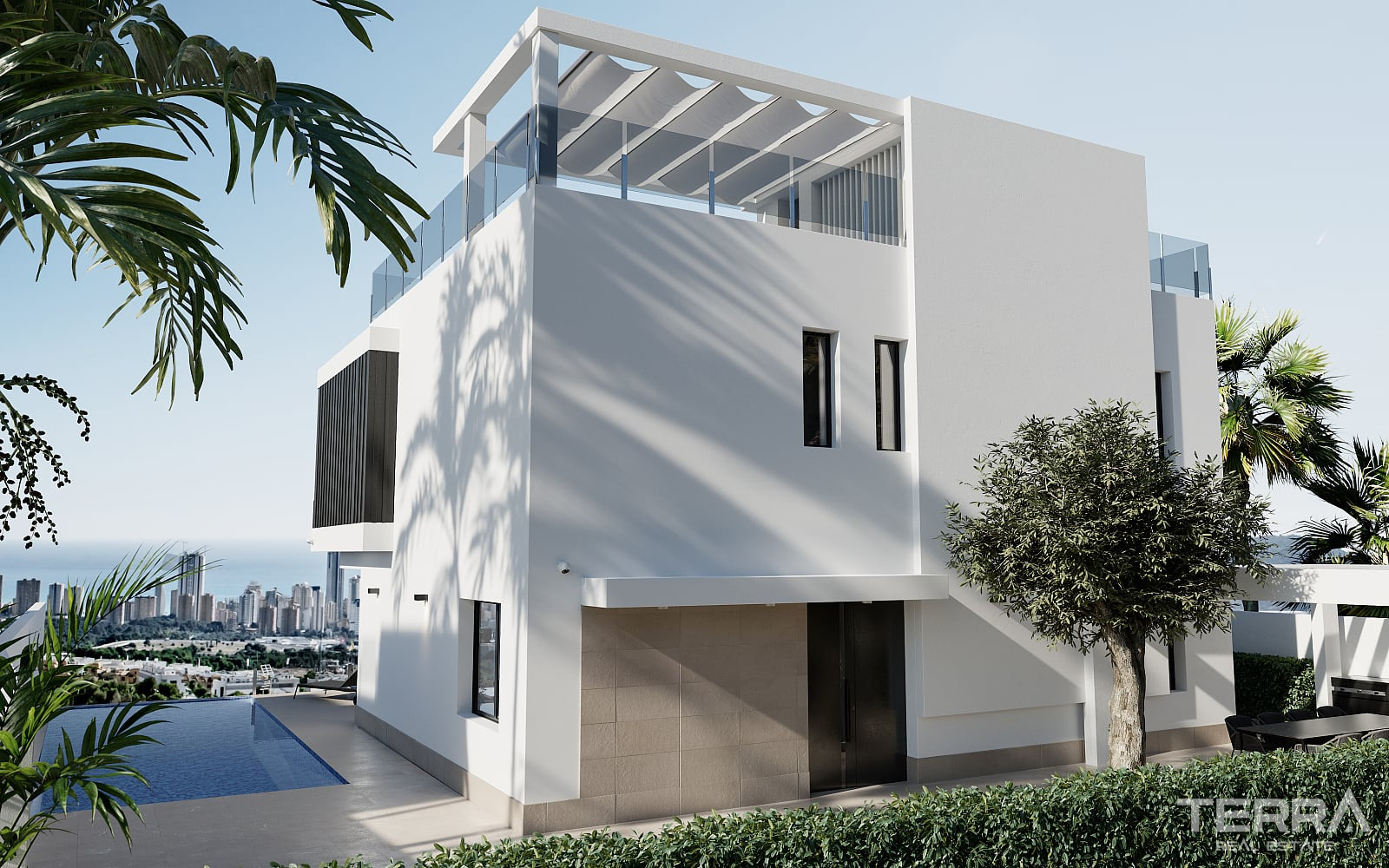 İspanya, Costa Blanca, Finestrat’ta Satılık Deniz Manzaralı Villalar - 121878