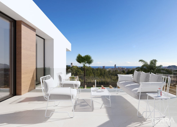 İspanya, Costa Blanca, Finestrat’ta Satılık Deniz Manzaralı Villalar