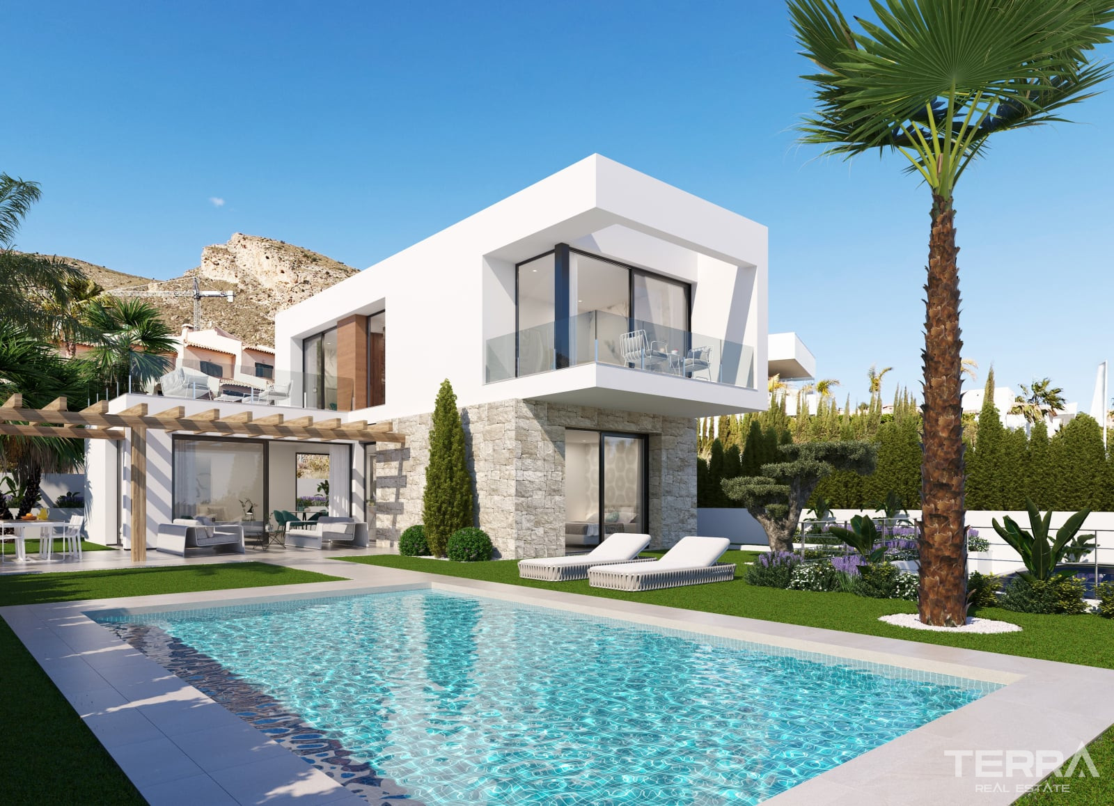 İspanya, Costa Blanca, Finestrat’ta Satılık Deniz Manzaralı Villalar - 121990