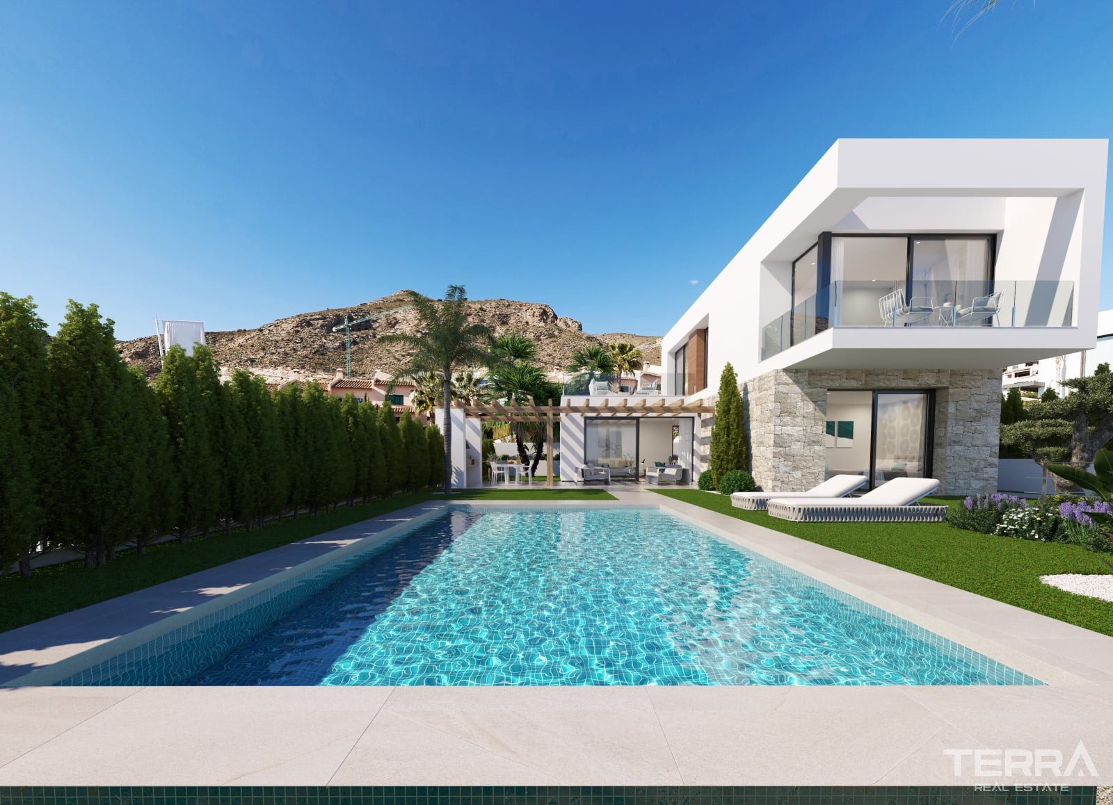 İspanya, Costa Blanca, Finestrat’ta Satılık Deniz Manzaralı Villalar - 121991