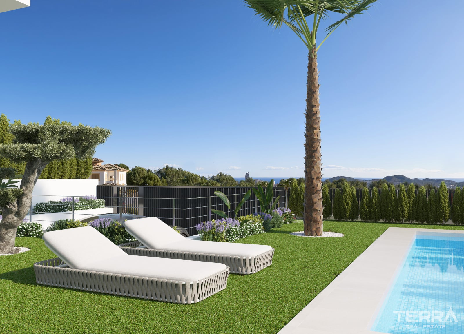 İspanya, Costa Blanca, Finestrat’ta Satılık Deniz Manzaralı Villalar - 121993