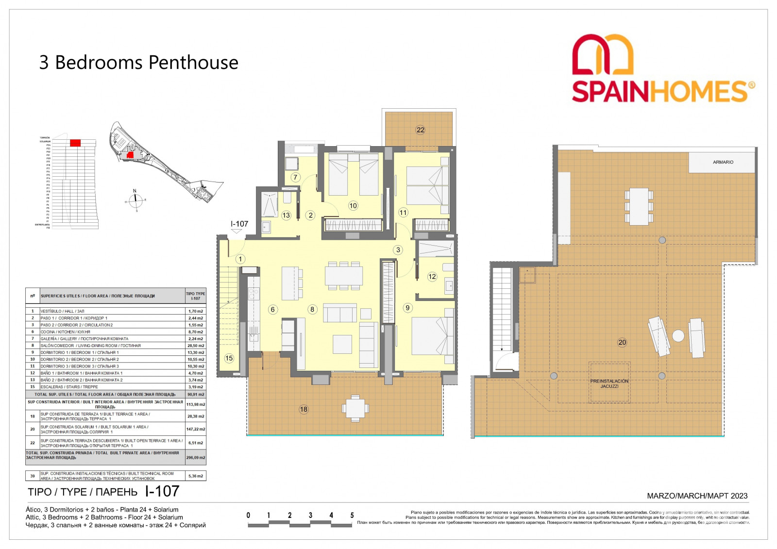 İspanya, Costa Blanca, Benidorm’da Satılık Deniz Manzaralı Daireler - 122865