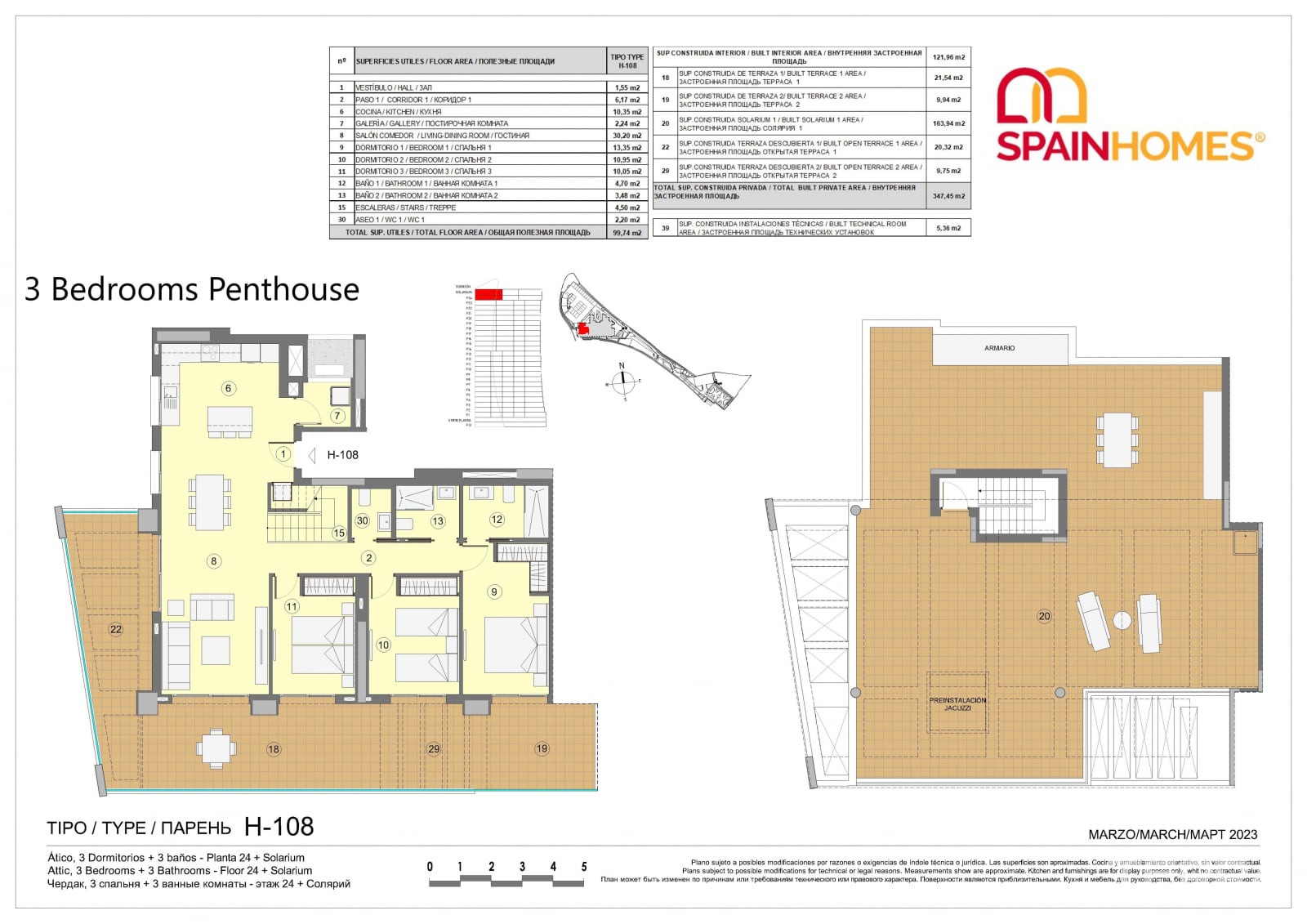 İspanya, Costa Blanca, Benidorm’da Satılık Deniz Manzaralı Daireler - 122866