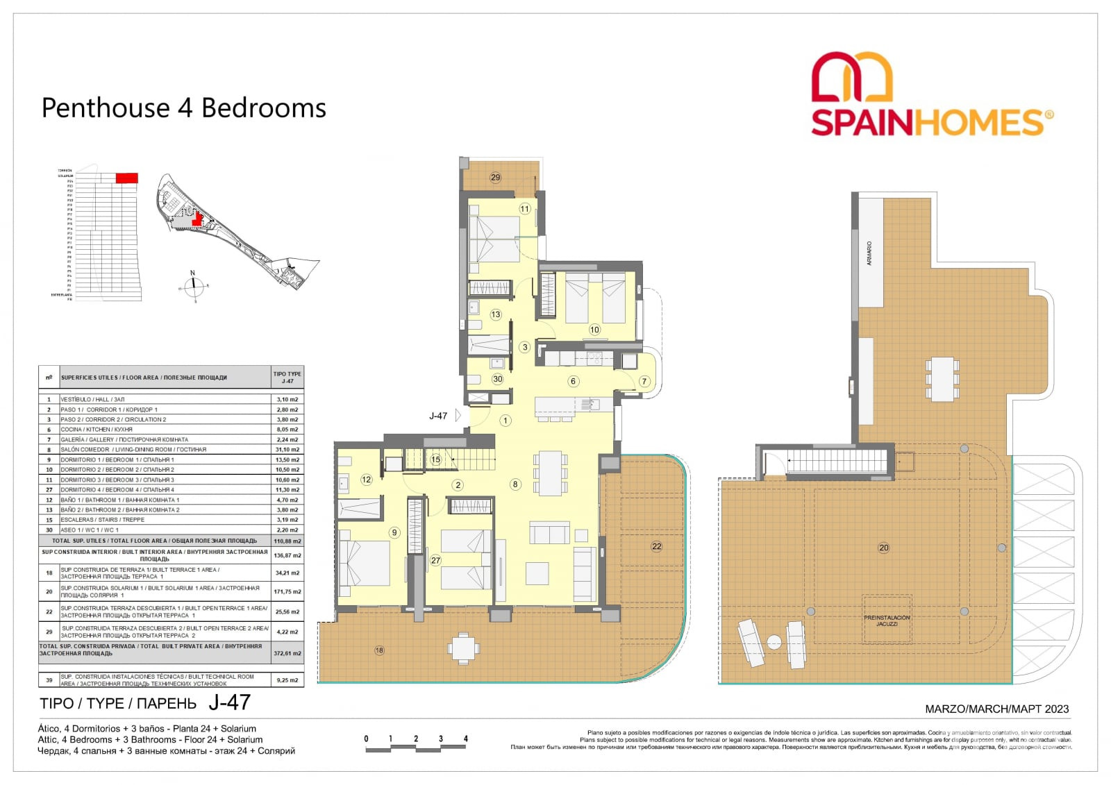 İspanya, Costa Blanca, Benidorm’da Satılık Deniz Manzaralı Daireler - 122867