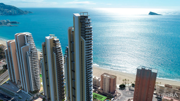 İspanya, Costa Blanca, Benidorm'da Deniz Manzaralı Lüks Daireler