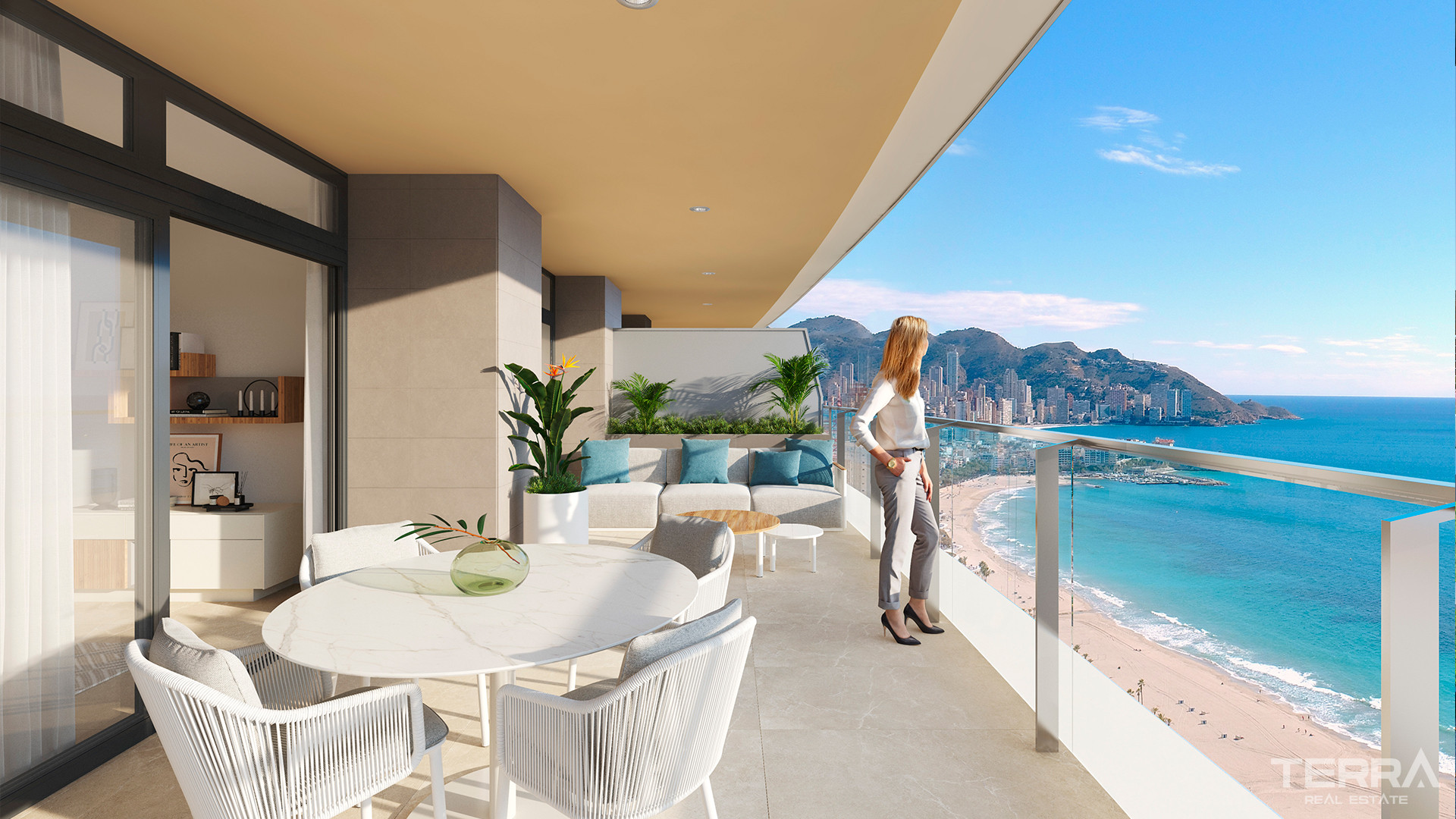 İspanya, Costa Blanca, Benidorm'da Deniz Manzaralı Lüks Daireler - 122882