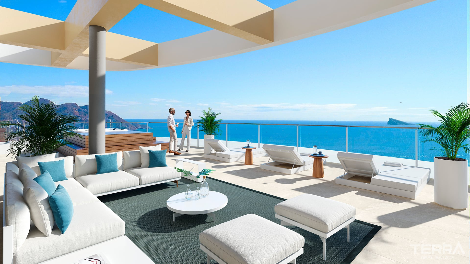 İspanya, Costa Blanca, Benidorm'da Deniz Manzaralı Lüks Daireler - 122883