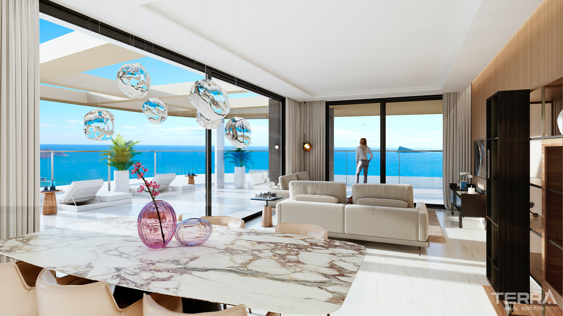 İspanya, Costa Blanca, Benidorm'da Deniz Manzaralı Lüks Daireler - 122888