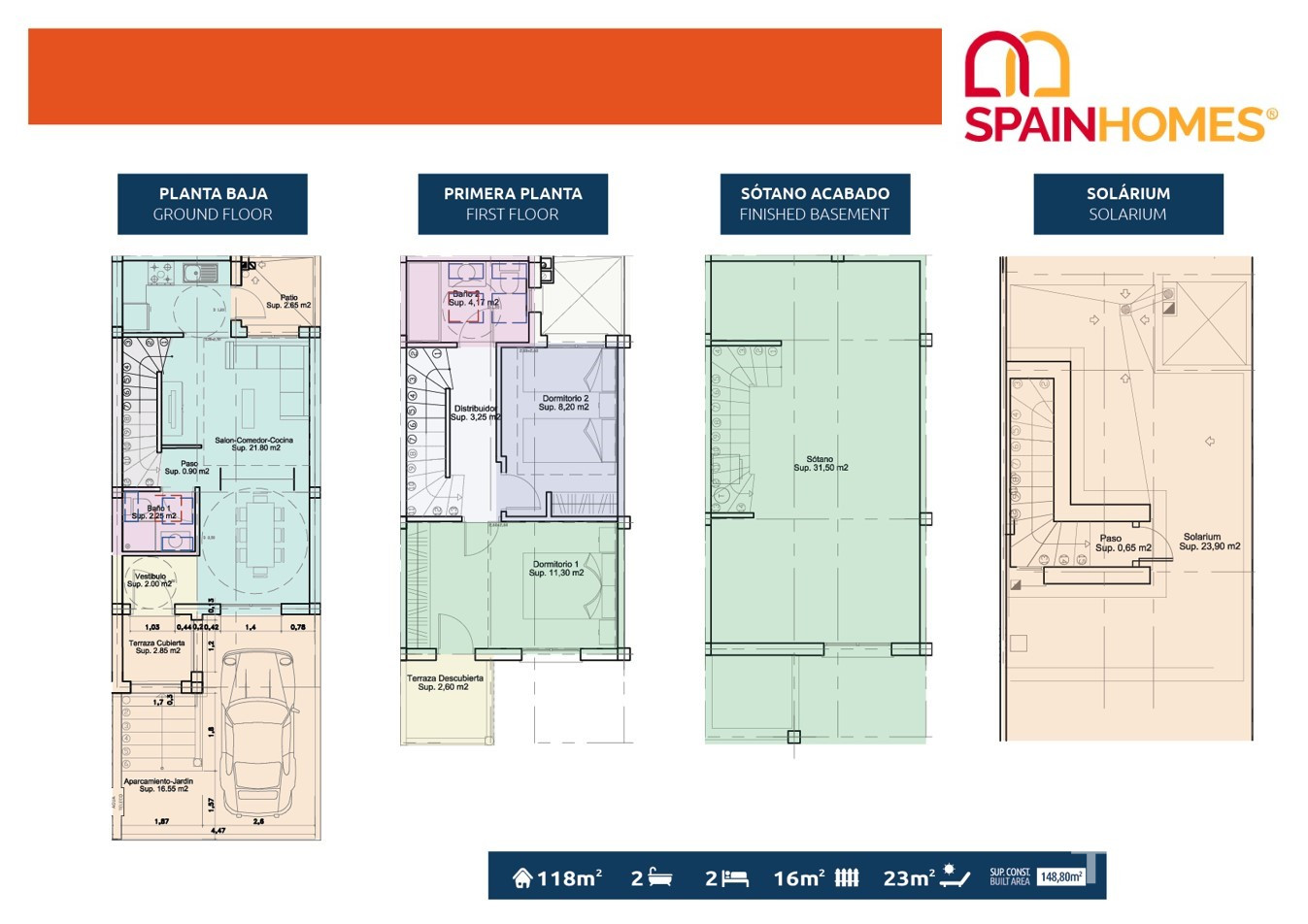 Townhouses for Sale in Santa Pola, Costa Blanca, Spain - 122945