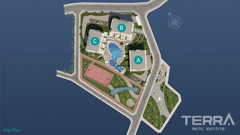 Nordic Life Residence –Mieszkania na sprzedaż w Alanyi, Tosmur, Turcja - 7219