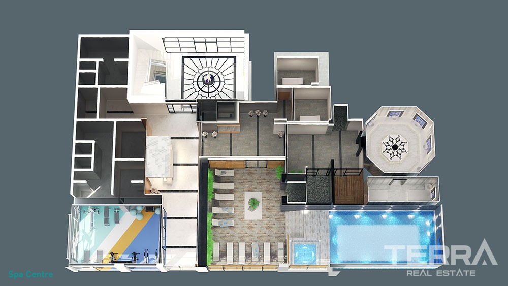 Nordic Life Residence –Mieszkania na sprzedaż w Alanyi, Tosmur, Turcja - 7220
