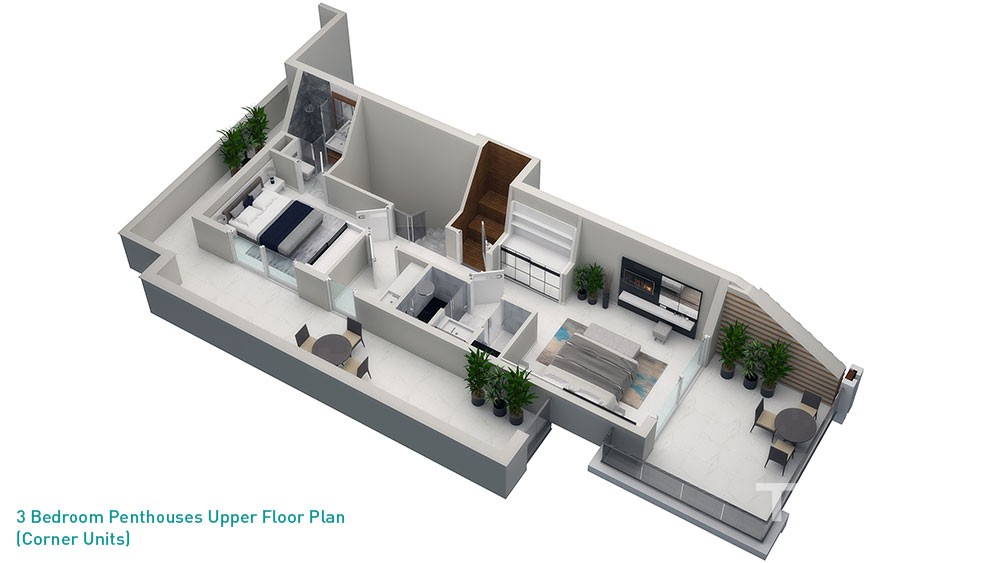 Nordic Life Residence –Mieszkania na sprzedaż w Alanyi, Tosmur, Turcja - 7227