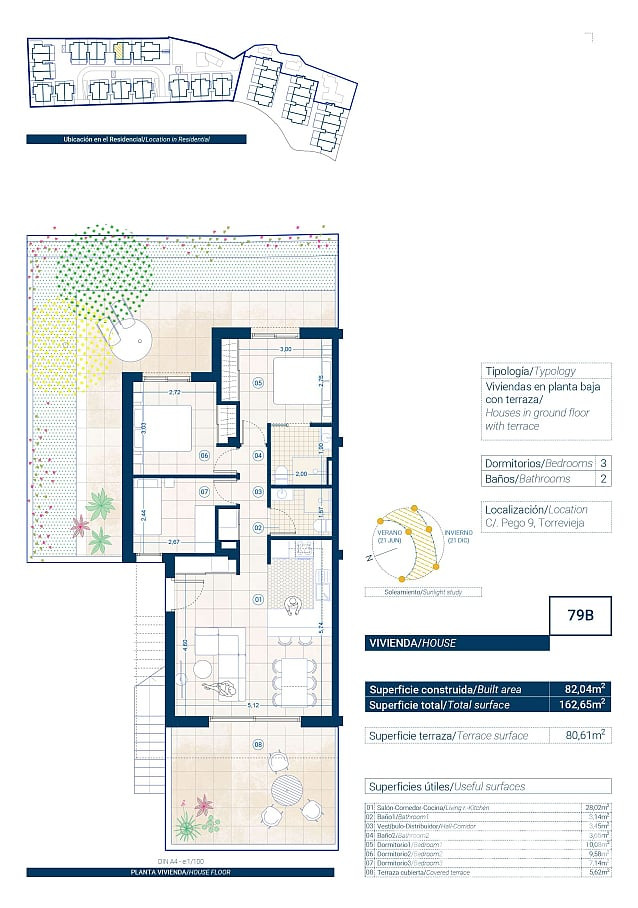 İspanya, Costa Blanca, Torrevieja'da Anahtar Teslim Sıfır Daireler - 123301
