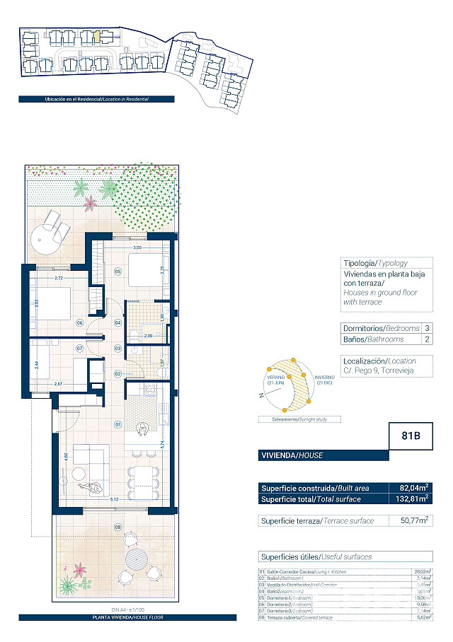 İspanya, Costa Blanca, Torrevieja'da Anahtar Teslim Sıfır Daireler - 123303