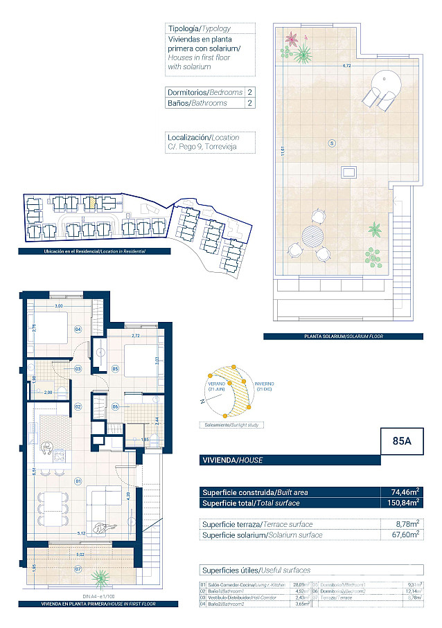 İspanya, Costa Blanca, Torrevieja'da Anahtar Teslim Sıfır Daireler - 123308