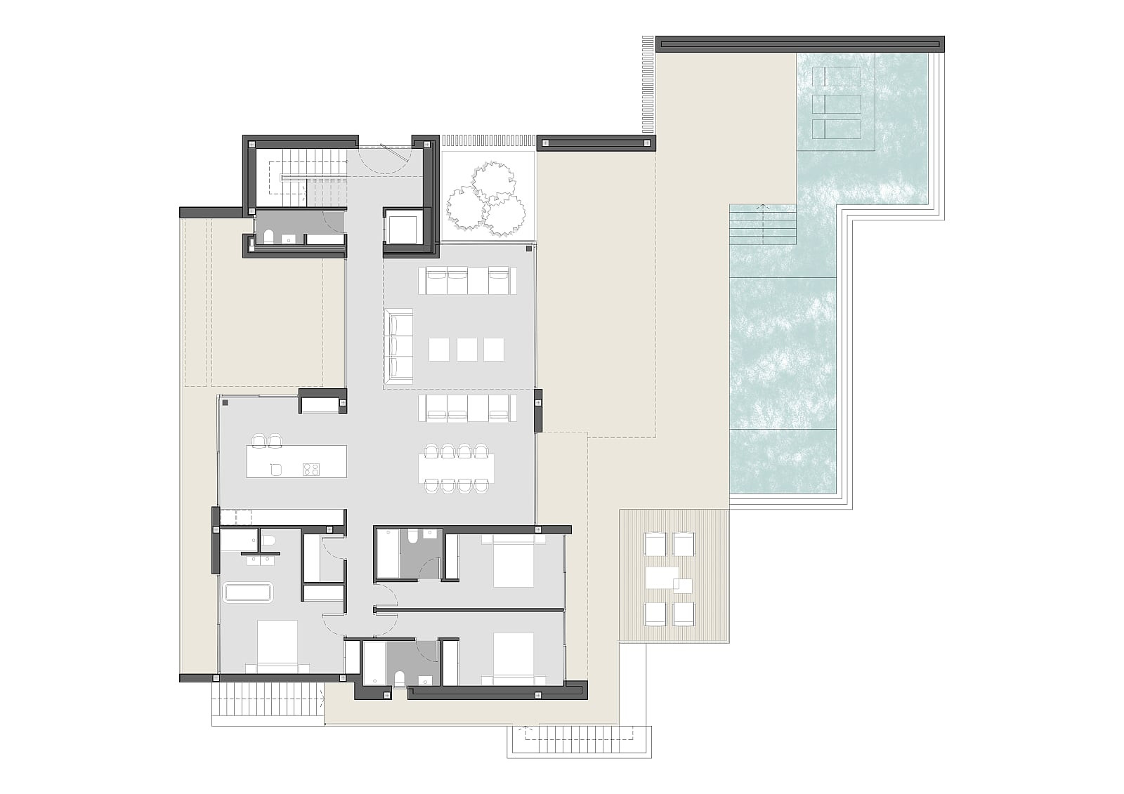 İspanya, Costa Blanca, Teulada'da Satılık Deniz Manzaralı Villa - 123326