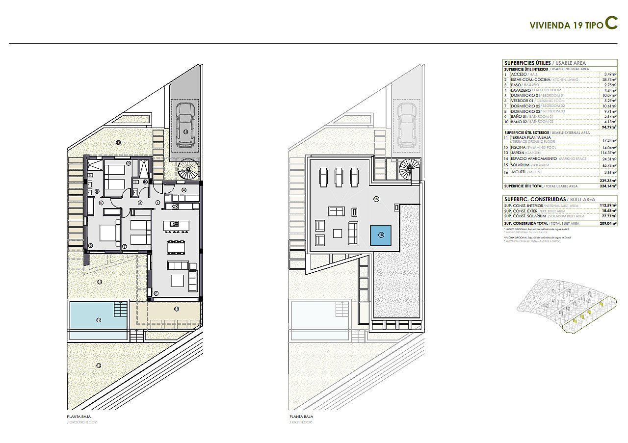 Detached Villas for Sale in Polop, Costa Blanca, Spain - 124124