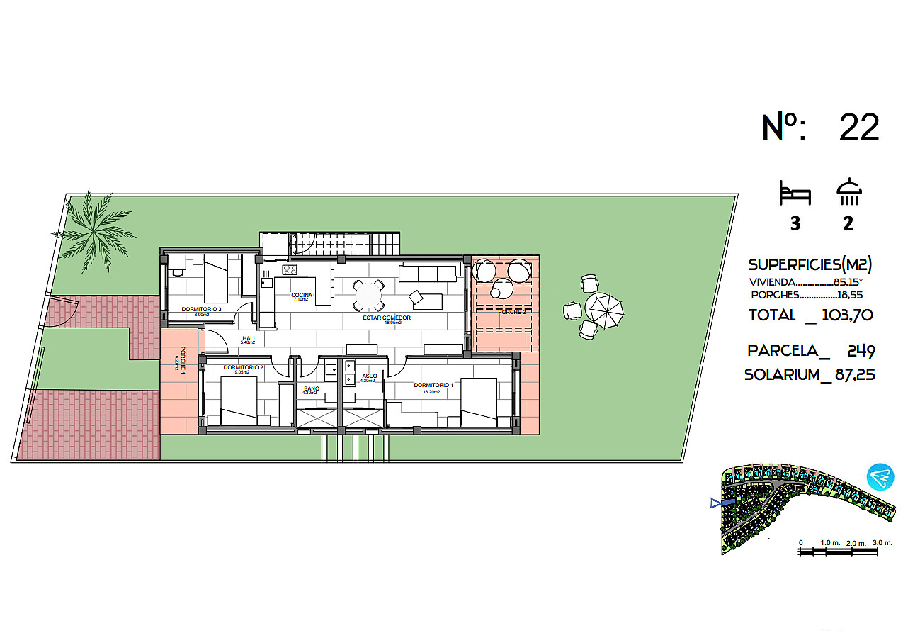 Golf Villas for Sale in Algorfa, Costa Blanca, Spain - 124294