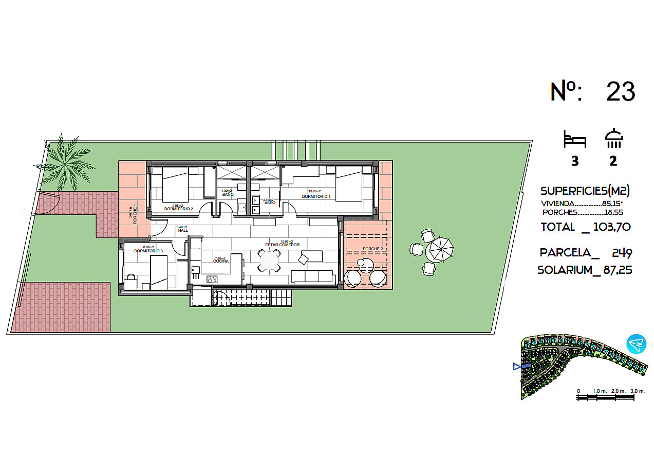 Golf Villas for Sale in Algorfa, Costa Blanca, Spain - 124296