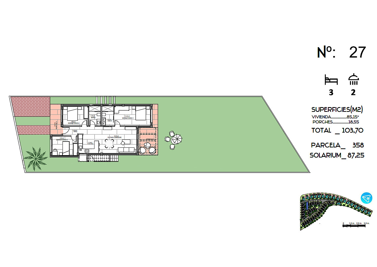 Golf Villas for Sale in Algorfa, Costa Blanca, Spain - 124304
