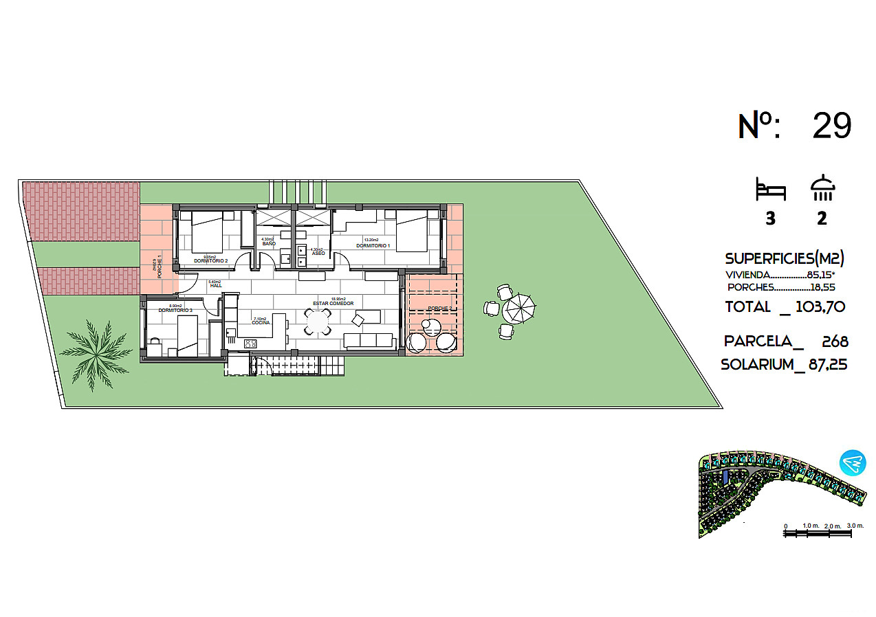 Golf Villas for Sale in Algorfa, Costa Blanca, Spain - 124308