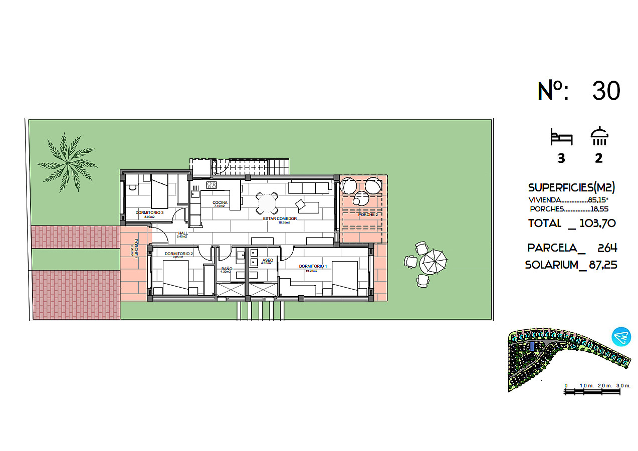 Golf Villas for Sale in Algorfa, Costa Blanca, Spain - 124310