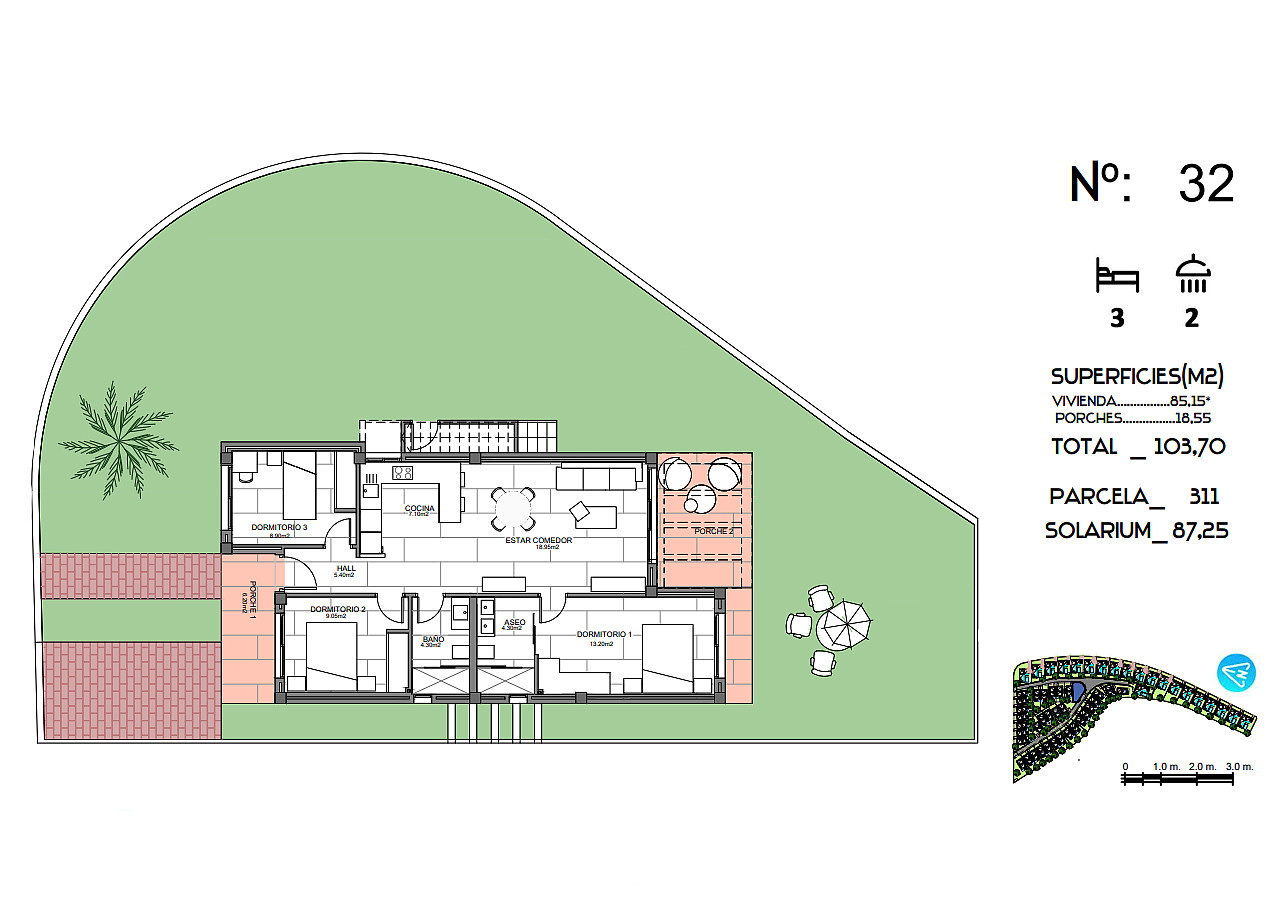 Golf Villas for Sale in Algorfa, Costa Blanca, Spain - 124314