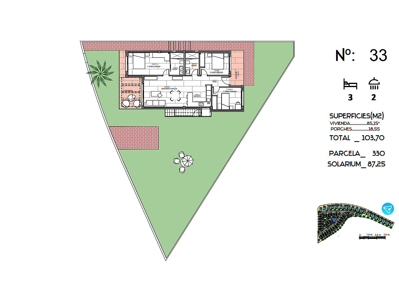 Golf Villas for Sale in Algorfa, Costa Blanca, Spain - 124316