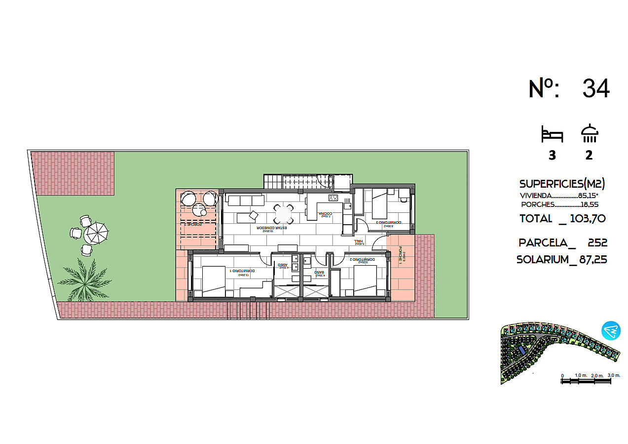 Golf Villas for Sale in Algorfa, Costa Blanca, Spain - 124318