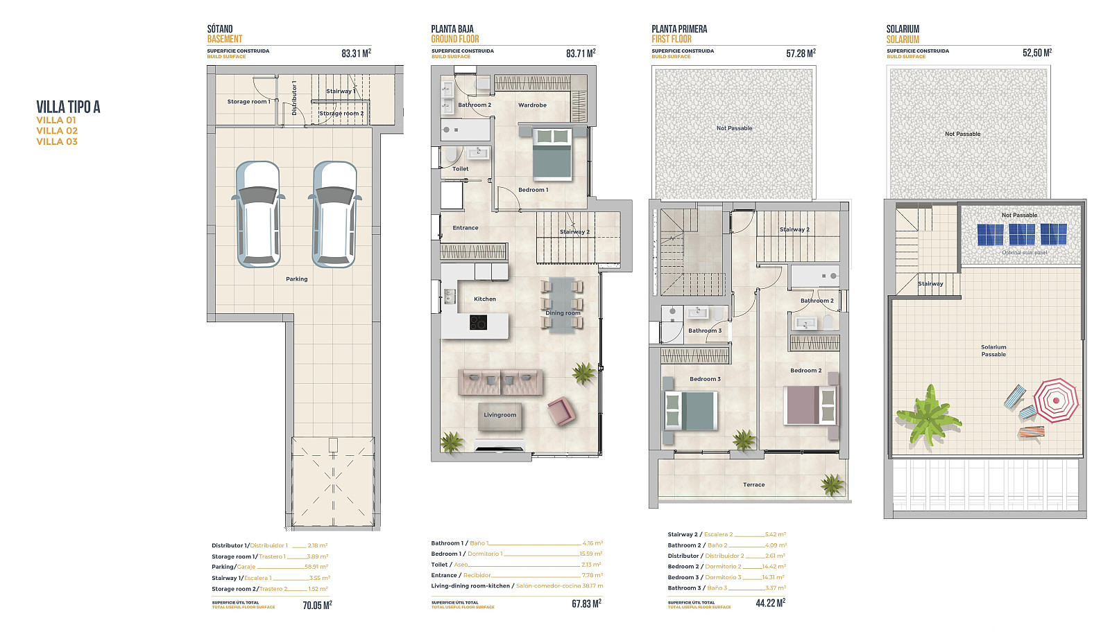 Golf Villas for Sale in Finestrat, Costa Blanca, Spain - 124444