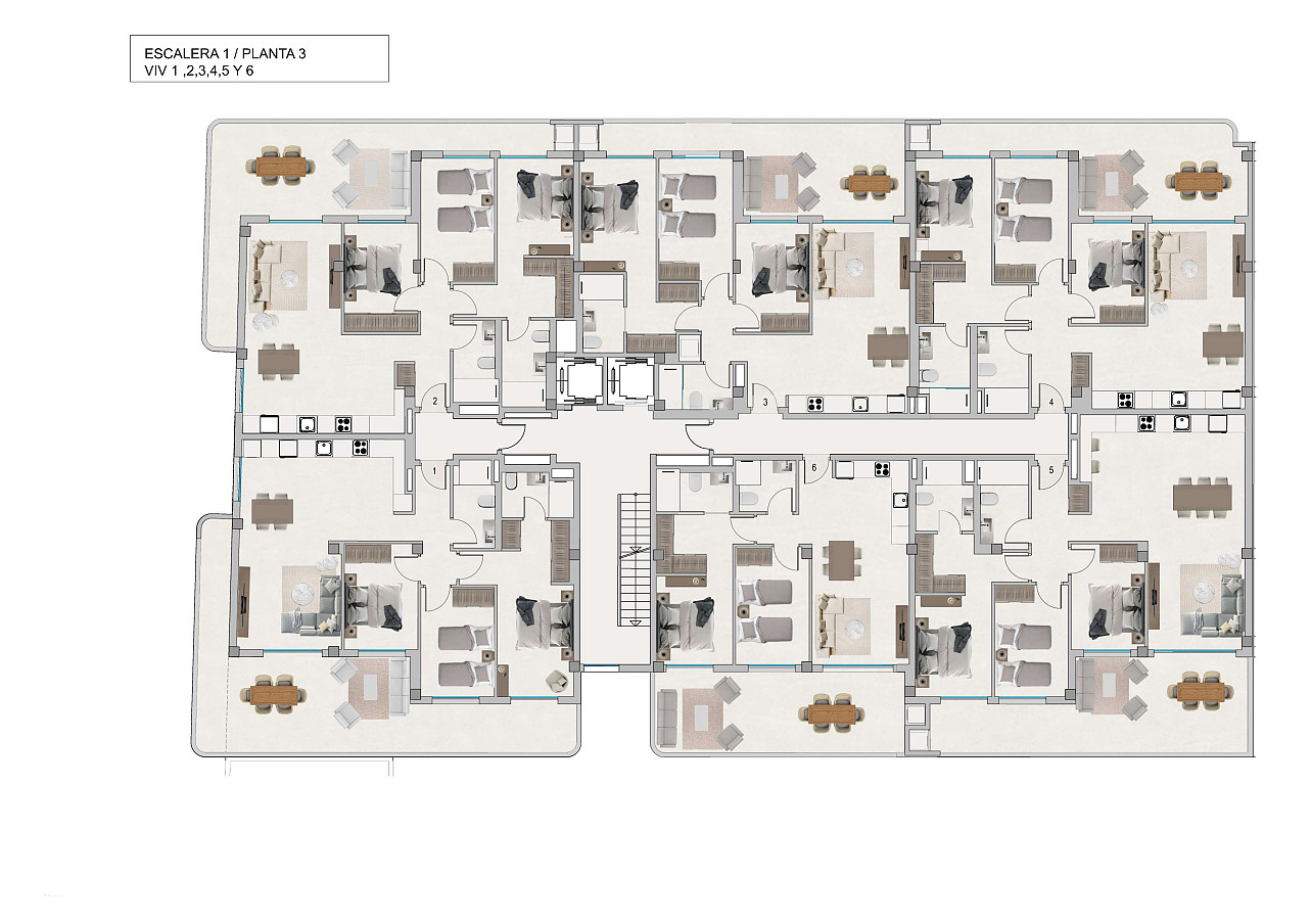 Apartments for Sale in Santa Pola, Costa Blanca, Spain - 124517
