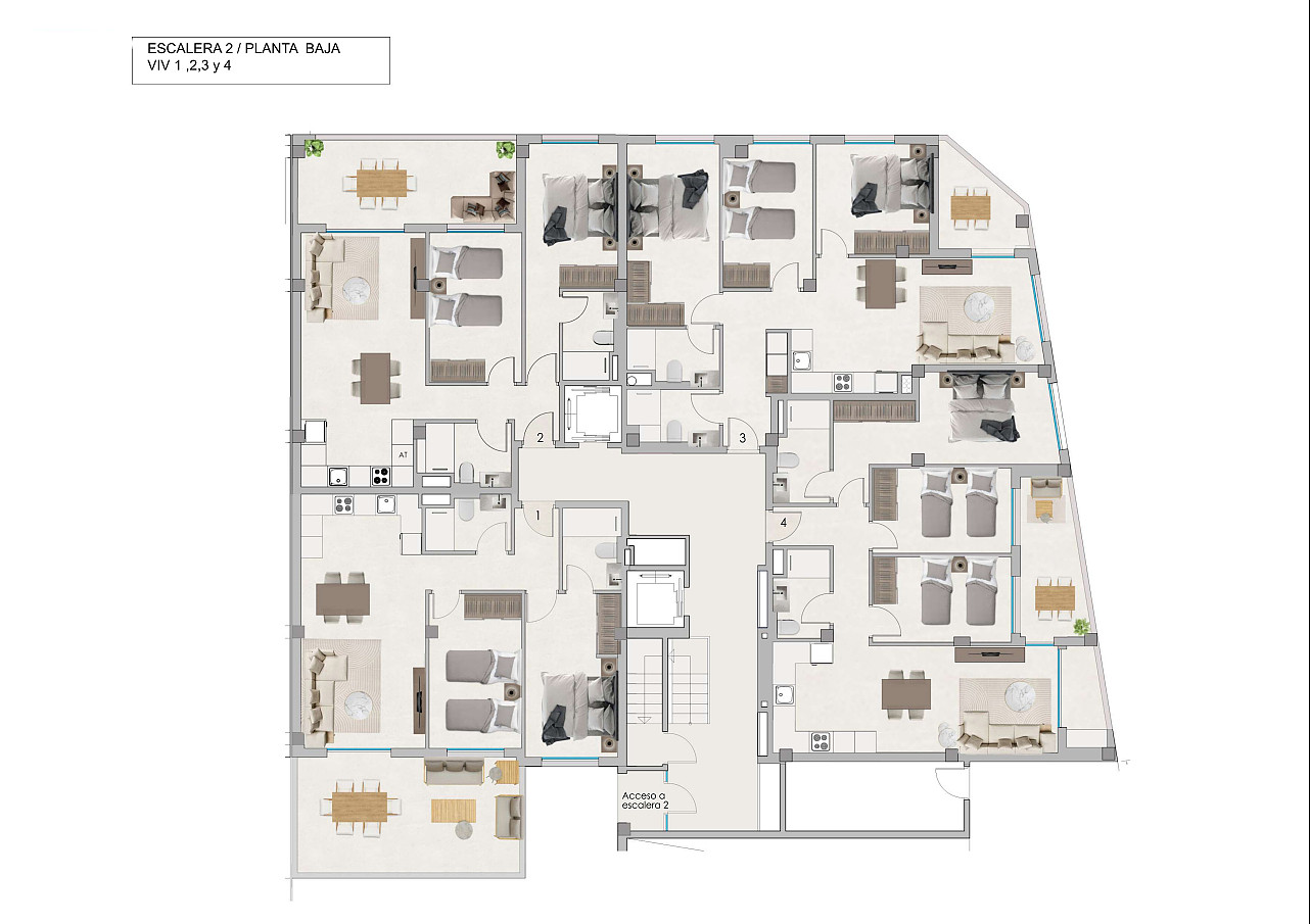 Apartments for Sale in Santa Pola, Costa Blanca, Spain - 124520