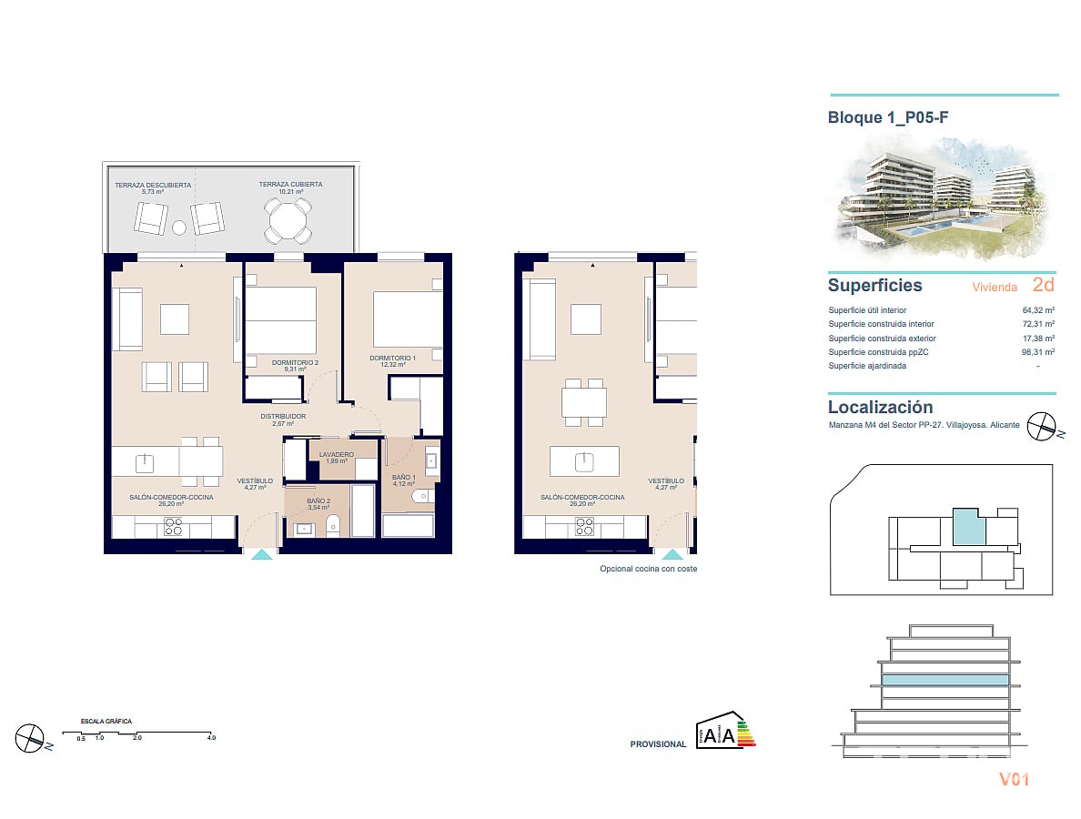 İspanya, Costa Blanca, Villajoyosa’da Satılık Daireler - 124557