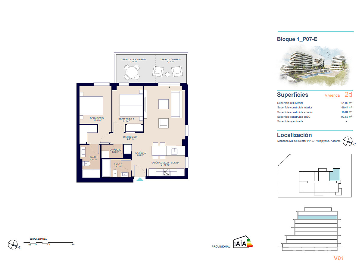 İspanya, Costa Blanca, Villajoyosa’da Satılık Daireler - 124559