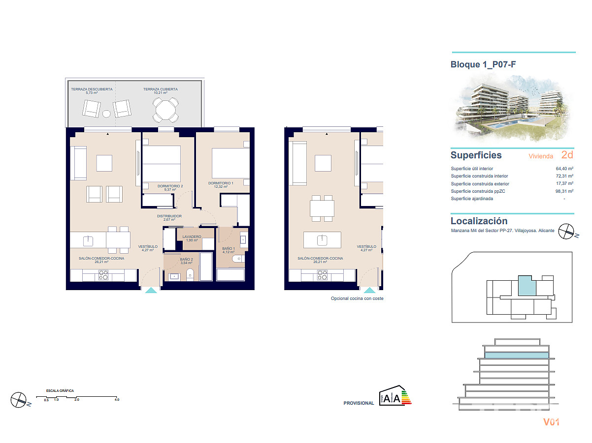 İspanya, Costa Blanca, Villajoyosa’da Satılık Daireler - 124560