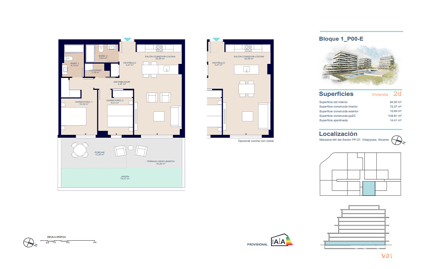İspanya, Costa Blanca, Villajoyosa’da Satılık Daireler - 124563