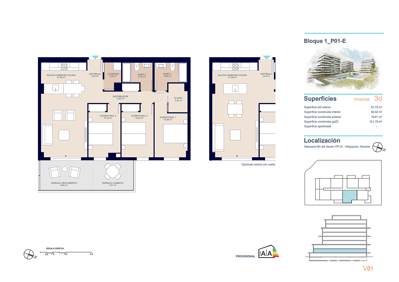 İspanya, Costa Blanca, Villajoyosa’da Satılık Daireler - 124565