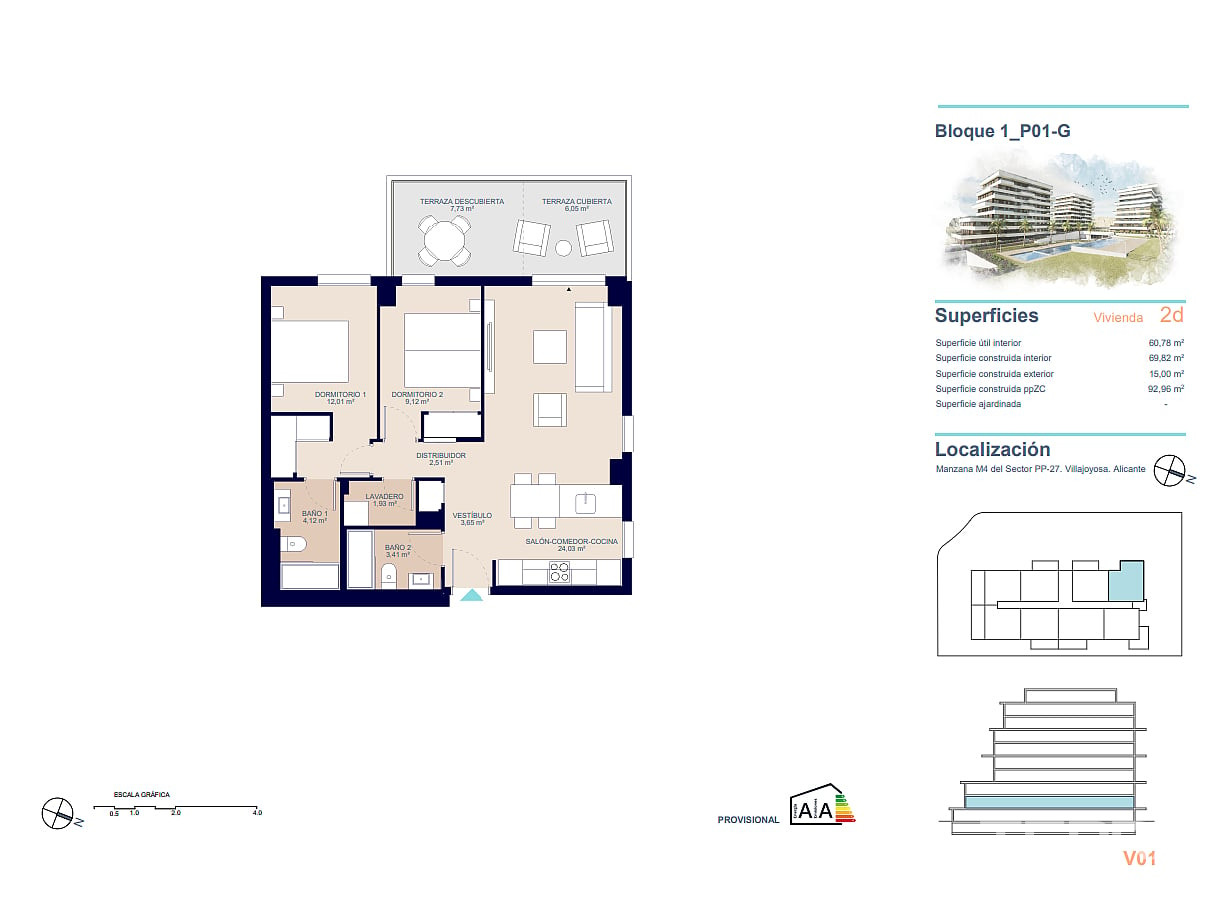 İspanya, Costa Blanca, Villajoyosa’da Satılık Daireler - 124566