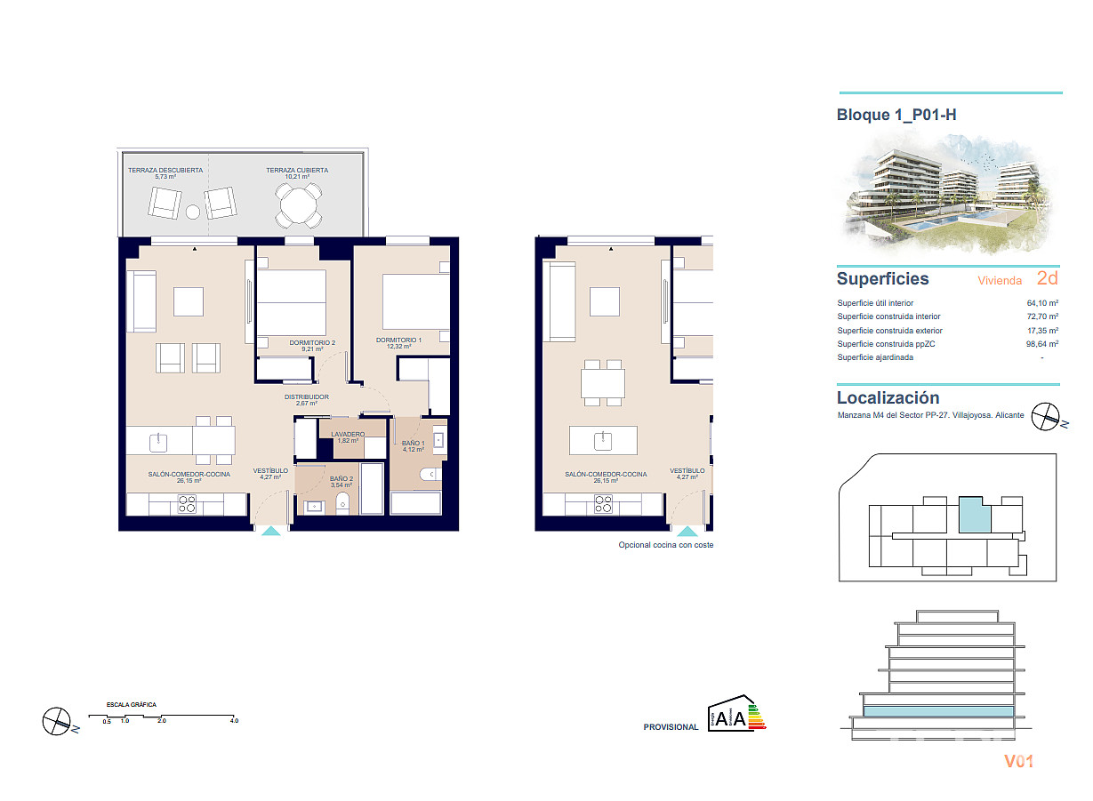 İspanya, Costa Blanca, Villajoyosa’da Satılık Daireler - 124567