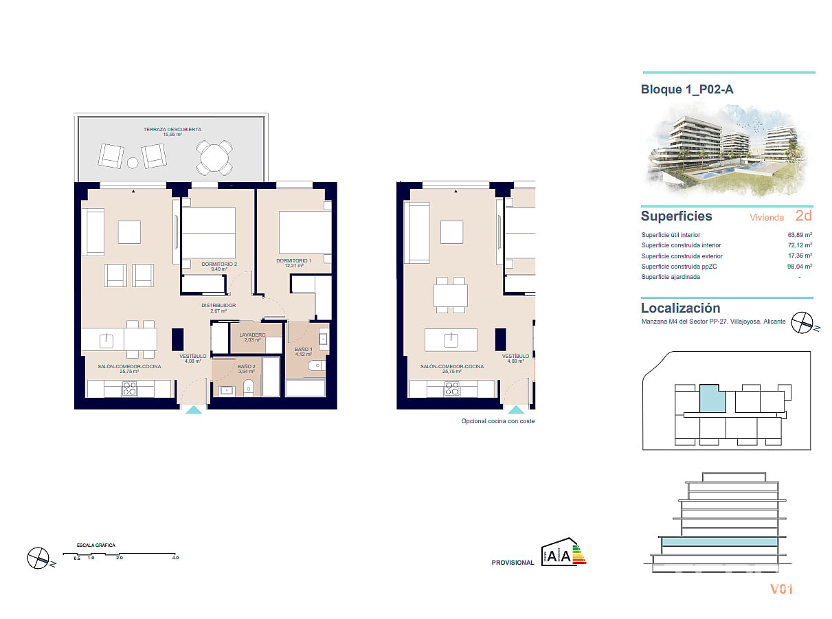 İspanya, Costa Blanca, Villajoyosa’da Satılık Daireler - 124568