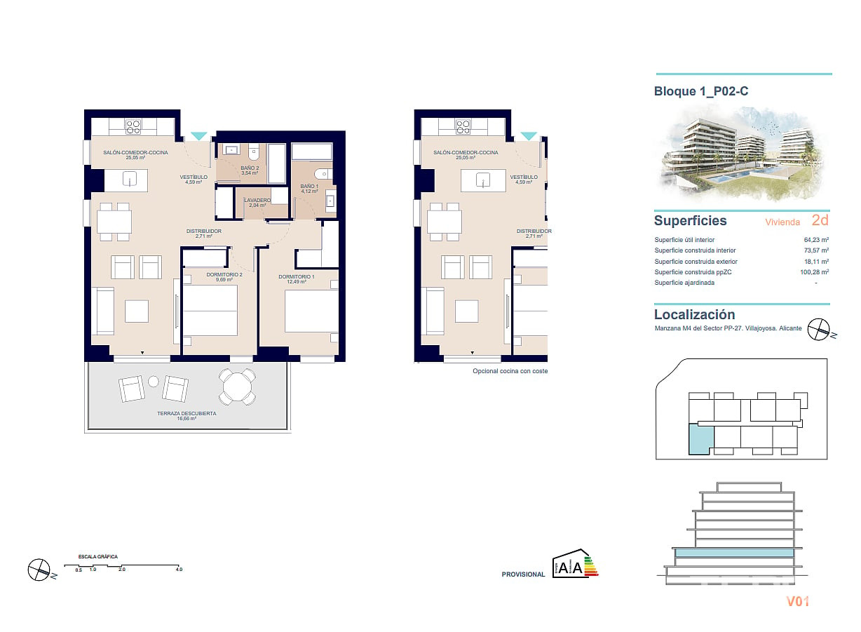 İspanya, Costa Blanca, Villajoyosa’da Satılık Daireler - 124569