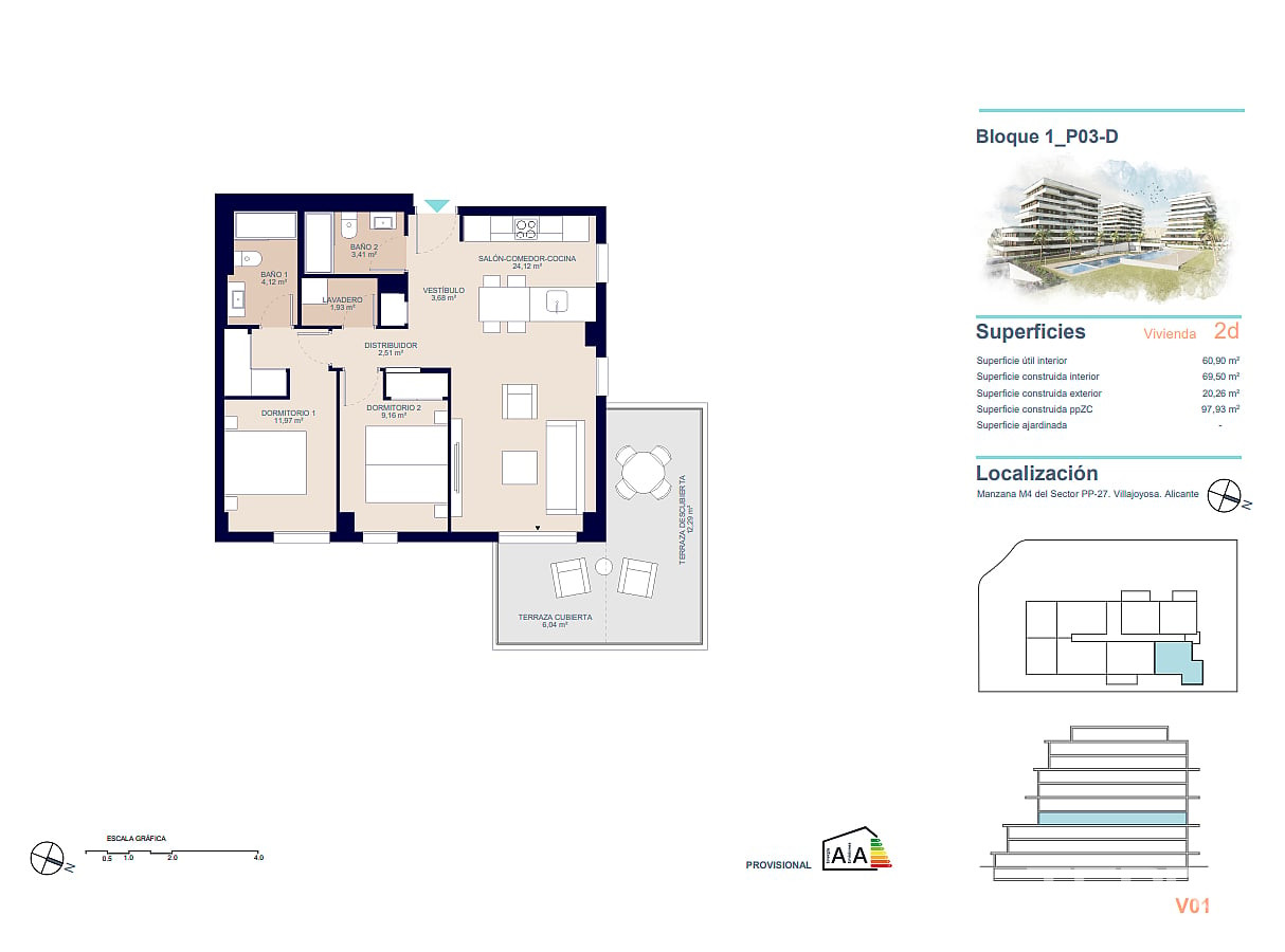 İspanya, Costa Blanca, Villajoyosa’da Satılık Daireler - 124572