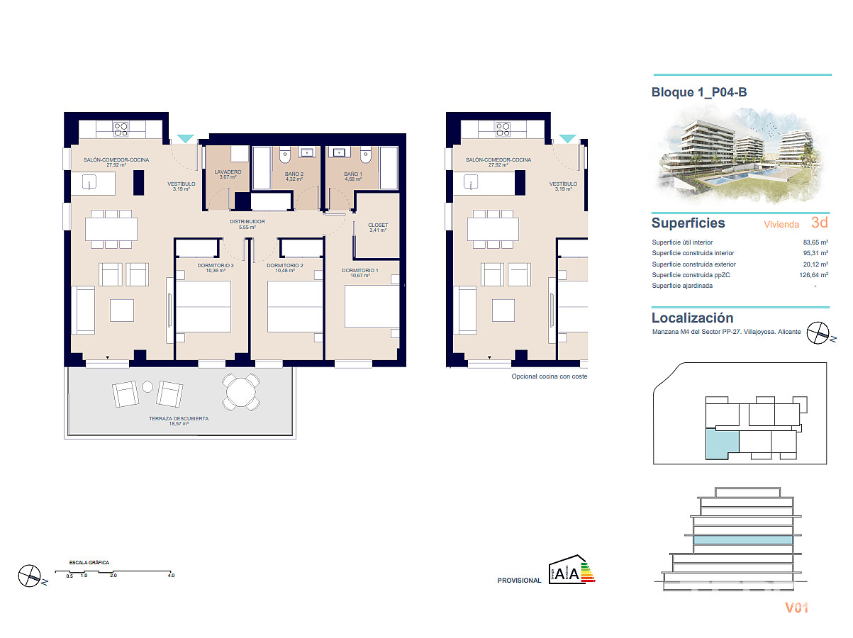 İspanya, Costa Blanca, Villajoyosa’da Satılık Daireler - 124573