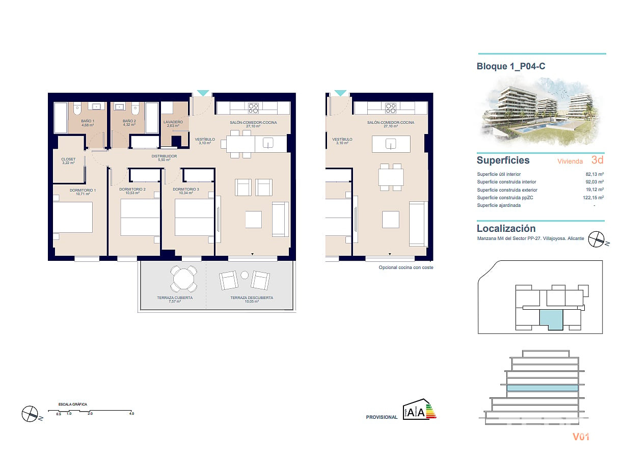 İspanya, Costa Blanca, Villajoyosa’da Satılık Daireler - 124574