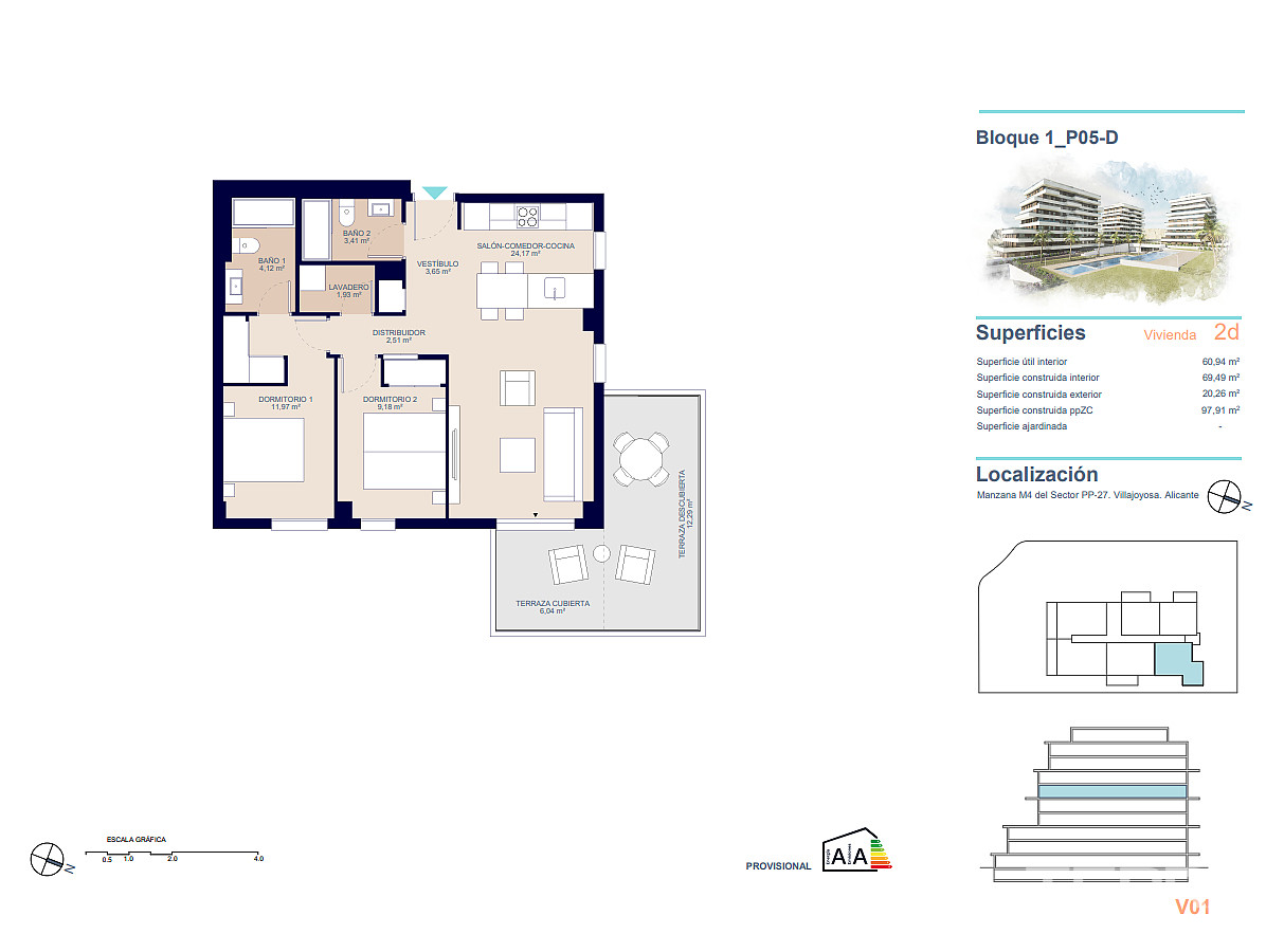 İspanya, Costa Blanca, Villajoyosa’da Satılık Daireler - 124577