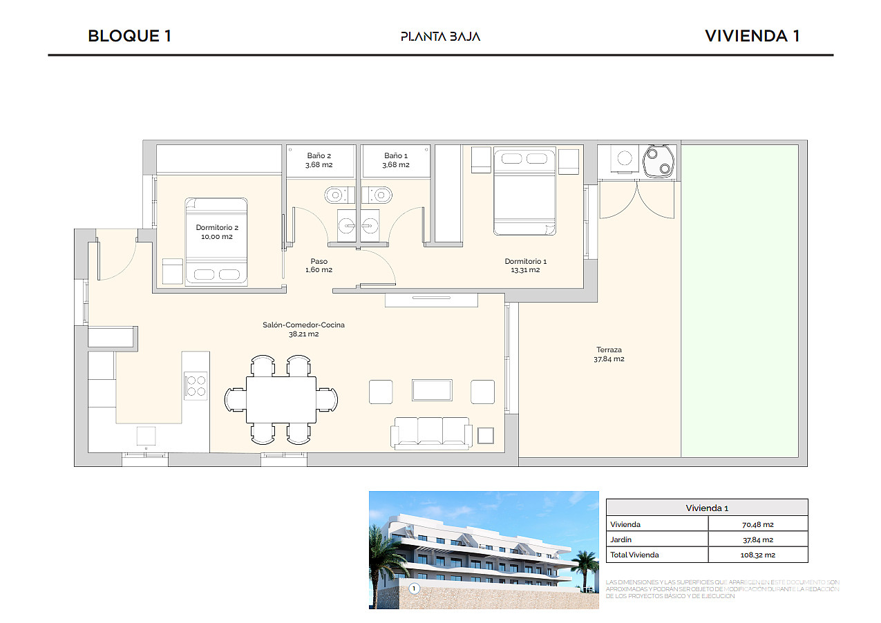 Golf Apartments for Sale in Finestrat, Costa Blanca, Spain - 124588